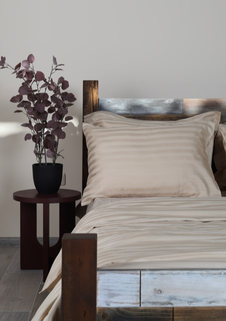Duson 158/345223 Bed linen single set Stripe Satin