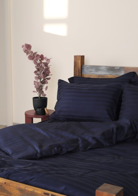 Duson 160/247636 Bed linen single set Stripe Satin