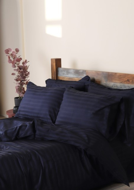 Duson 157/288571 Անկողնային սպիտակեղեն ընտանեկան Stripe Satin