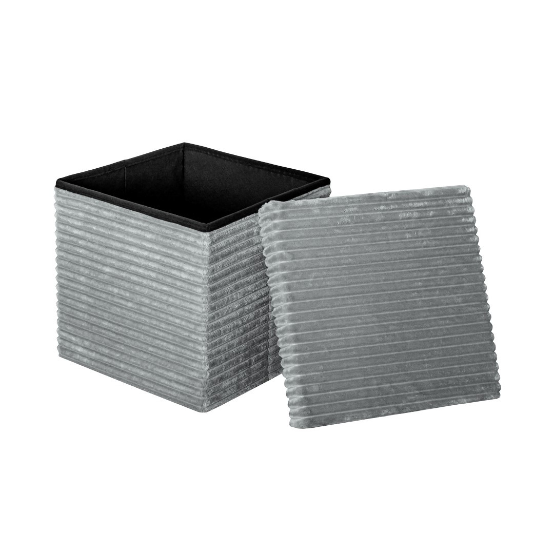 Folding pouf with storage HS15-01-2