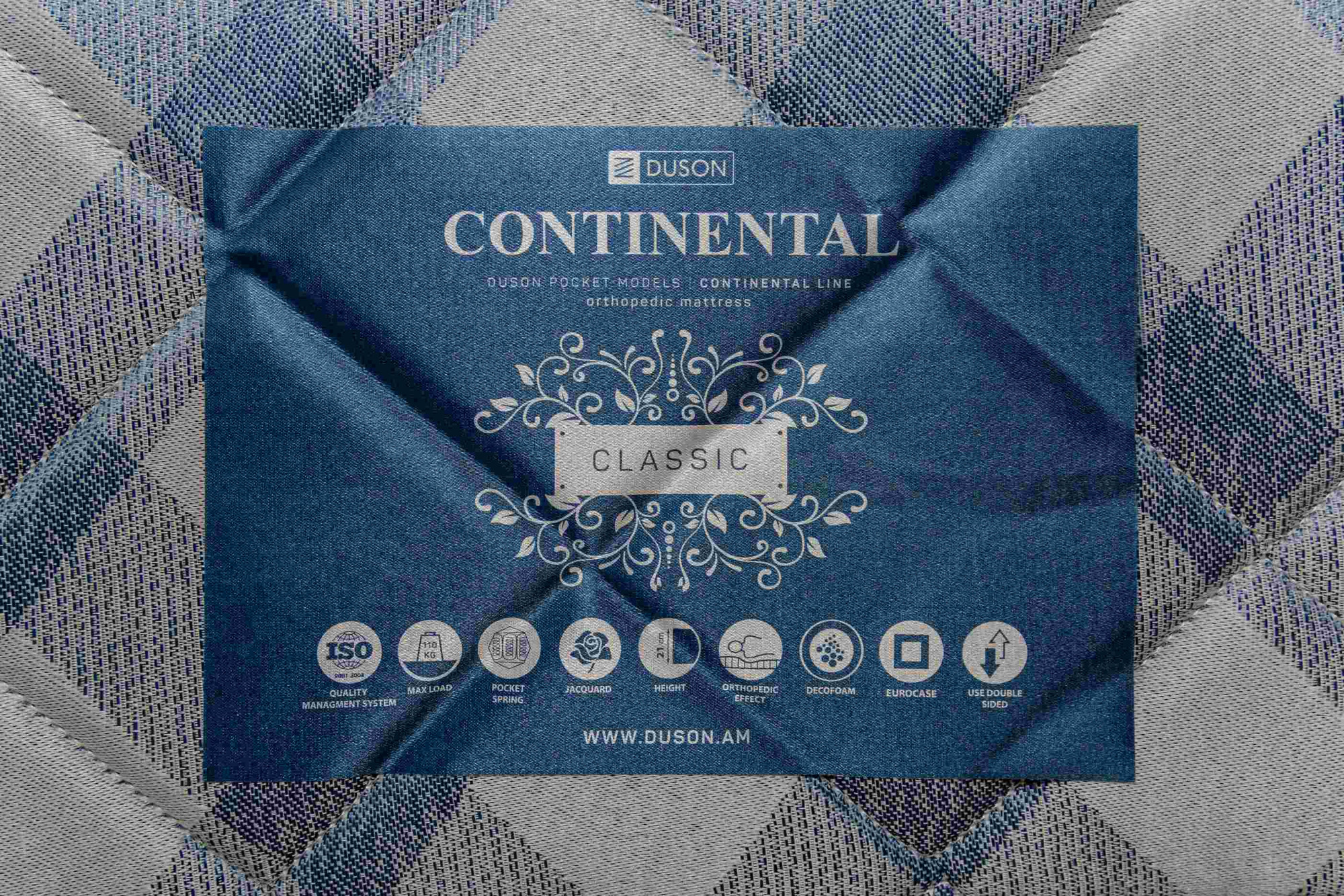 Orthopedic mattress Continental Classic 70x200 soft, 27cm