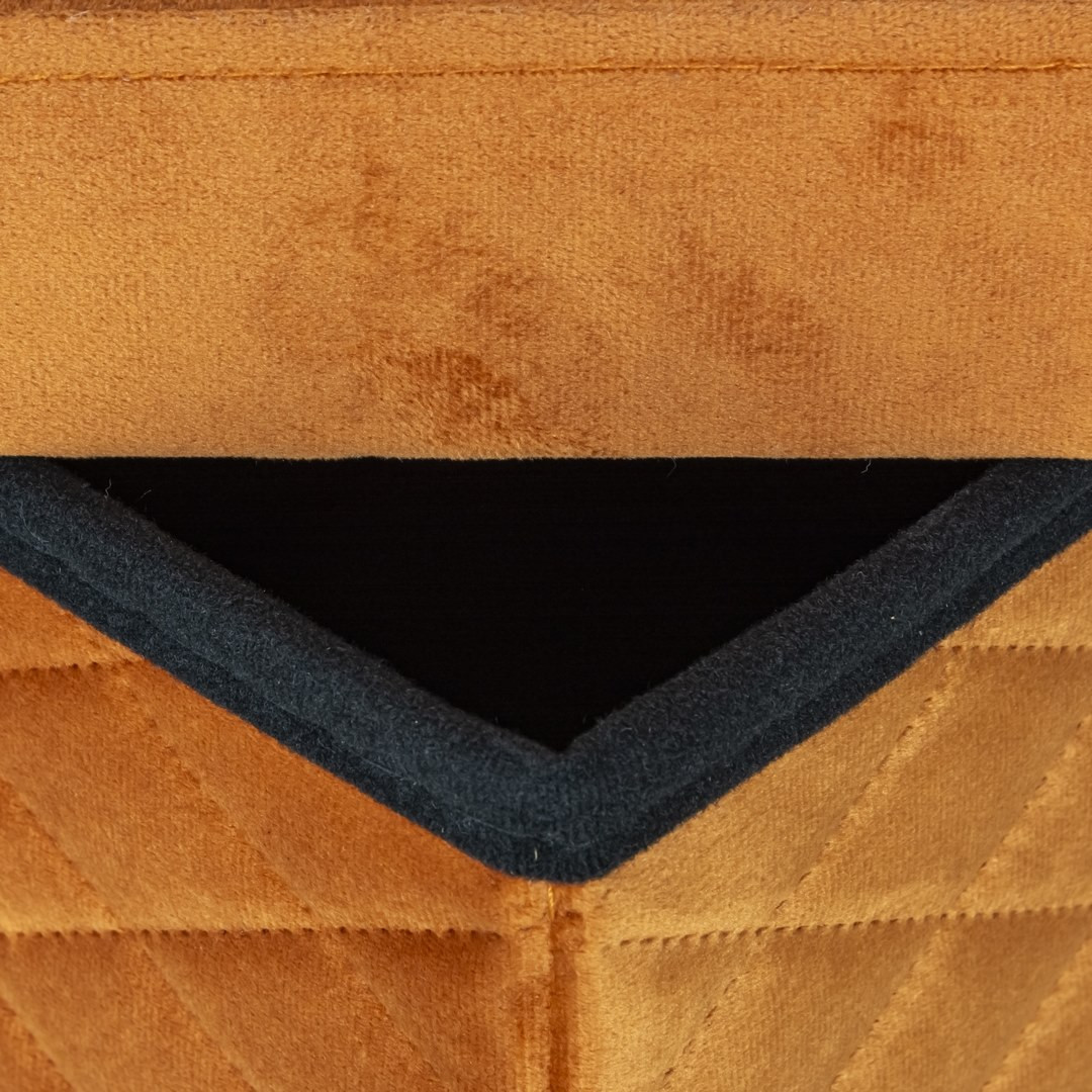 HS15-14 Folding pouf with storage orange