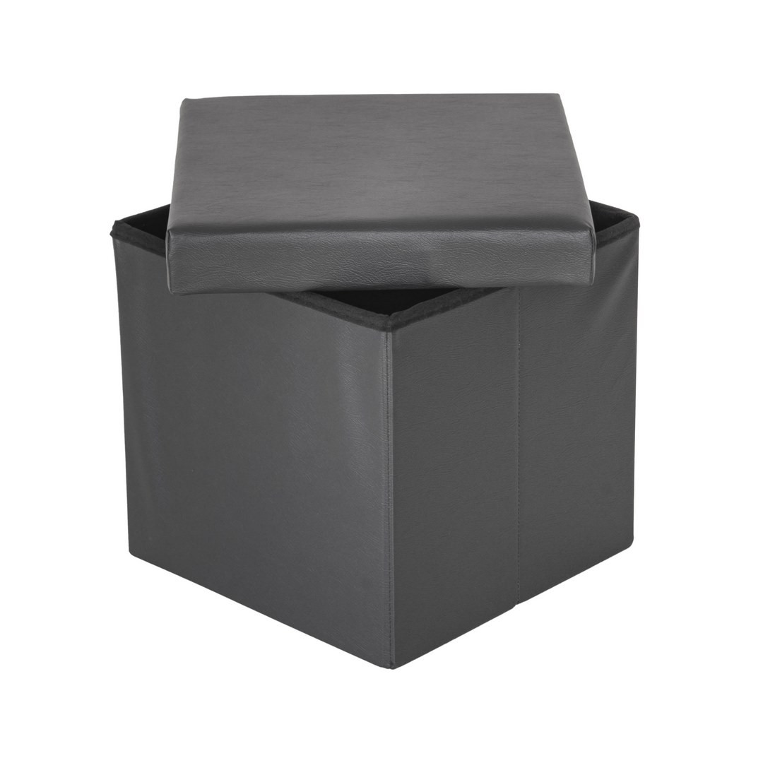 Folding pouf with storage HS15-15