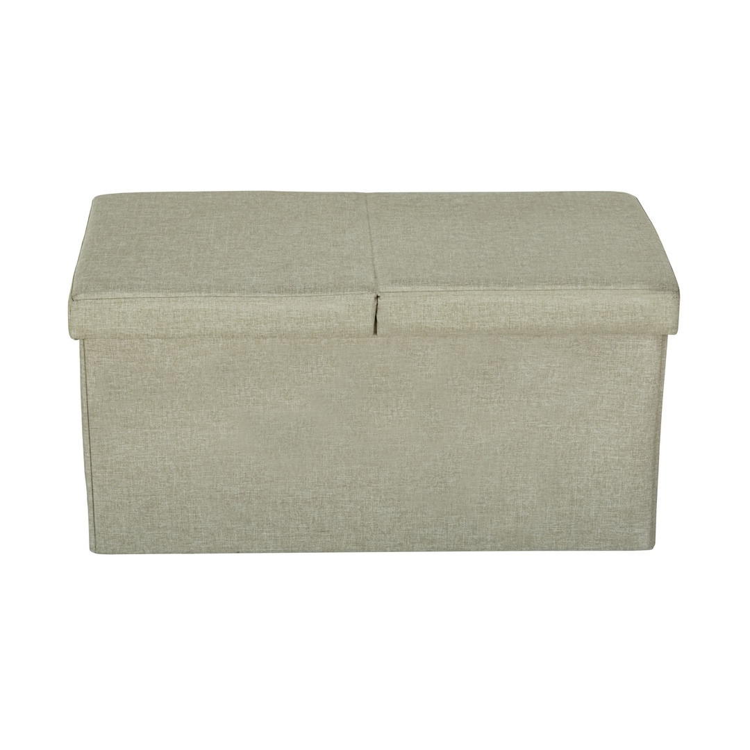 Folding pouf with storage HS7638-01