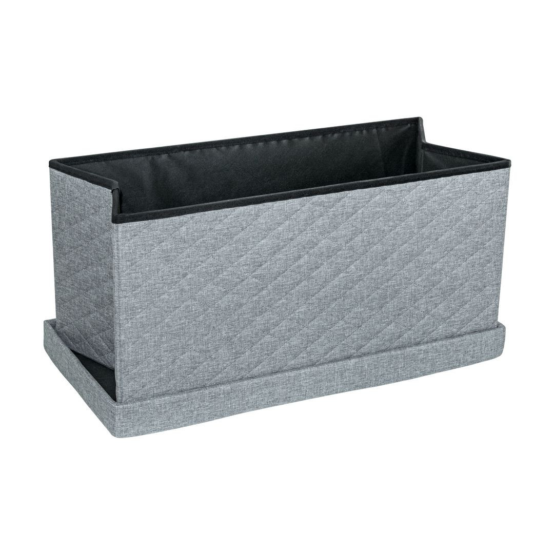 HS7638-06 Folding pouf with storage grey