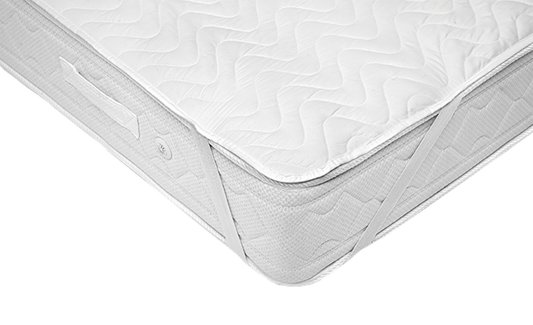 MPR409 Silicone mattress pad with elastic bands Microfiber 100x200