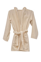 Duson Kids bathrobe with hood Eco, 86-92cm, 100% cotton