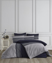 Duson Embla Blue-Grey Bed linen family set