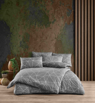 Duson Bern Anthracite Bed linen single set