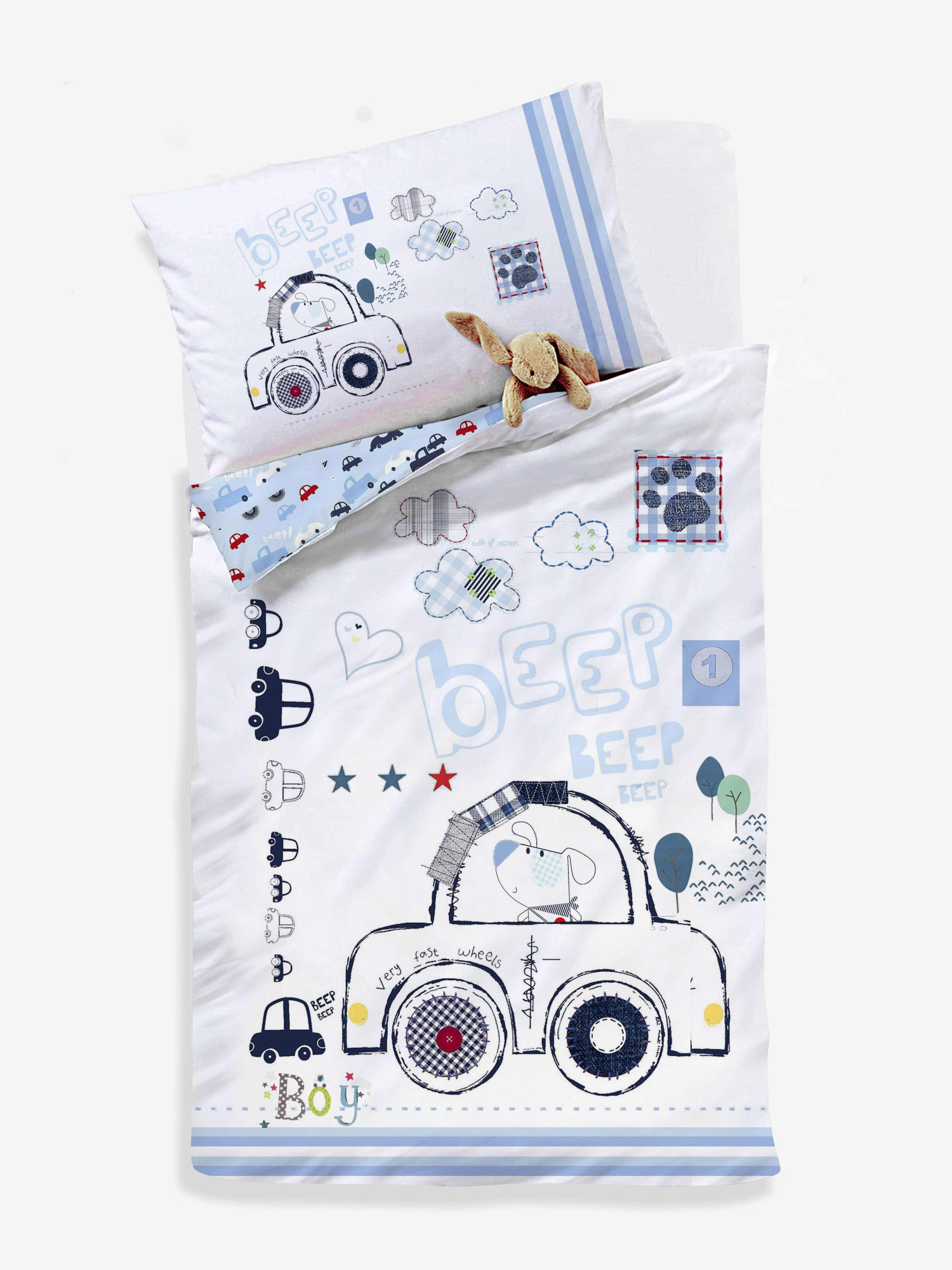 Duson Beep Beep Baby's bedding set