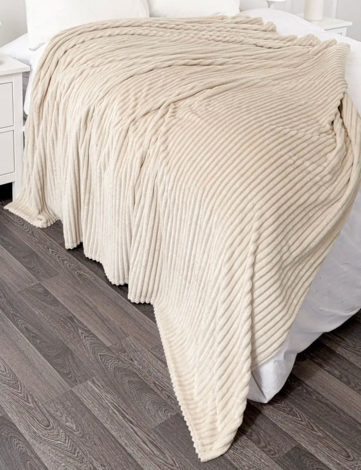 Duson Blanket welsoft, cream color, 200x205 cm